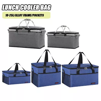 $16.50 • Buy Camping Picnic Portable Lunch Bag Insulated Food Container Ice Cooler Box
