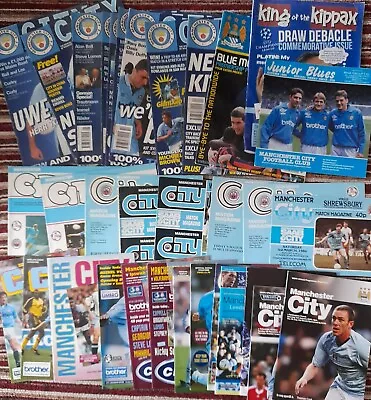 Manchester City Programmes And Magazines • £4