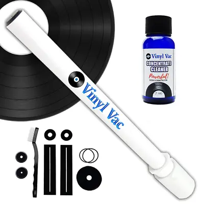 Vinyl Vac 33 Combo Record Cleaning Kit (1 Oz) Vac Wand - Official Brand Listing! • $37.97