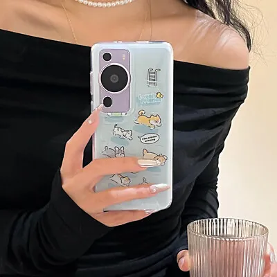 For Huawei Mate P40 P50 P60 Pro Silicone Phone Case Cover TPU Shockproof Back • $7.69