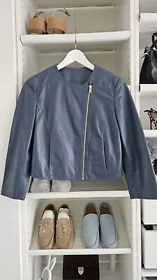 Massimo Dutti Leather Jacket Women • £45