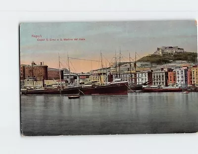 Postcard Harbor San Martino Dal Mare Naples Italy • $3.49