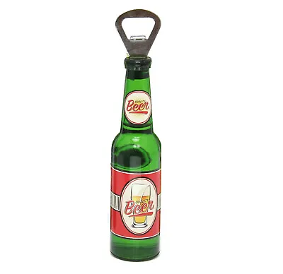 Beer Magnetic Bottle Opener Assorted Designs Father's Day Gift (1 Supplied) • £6.95
