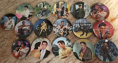 16 Elvis Collector Plates & More! 12 Looking At A Legend - Excellent  • $90