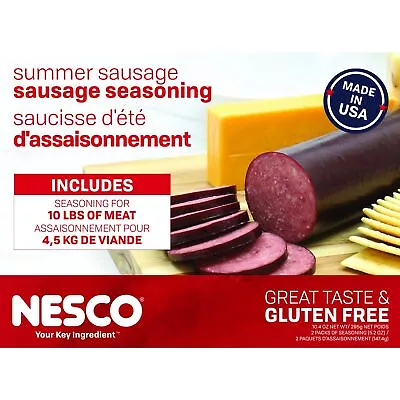 Nesco Summer Sausage Seasoning 10 Lb Yield Included (qty.) 2 Model# SSS-10N • $7.49