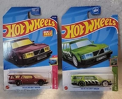 2- Hot Wheels Volvo 240 Drift Wagon • $6