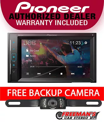 Pioneer DMH-241EX 6.2  WVGA Resistive Touchscreen Car Stereo W/ Backup Camera • $199.99