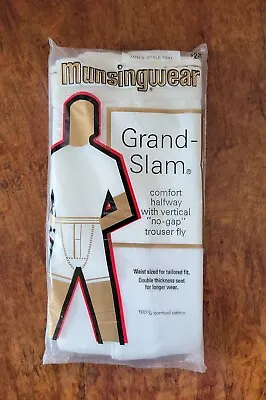 Vintage NOS MUNSINGWEAR GRAND SLAM Men's Halfway Boxer Briefs Underwear Sz 40 • $49.99