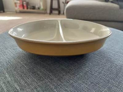 Vintage Franciscan El Dorado Divided Serving Dish Bowl California Pottery • $25