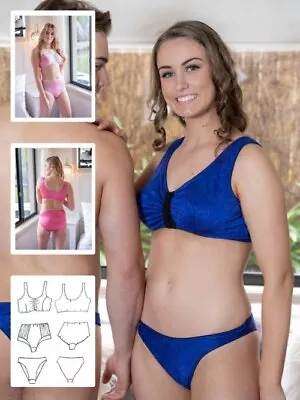 Booby Traps Sewing Pattern Miley Cropped Cami Knickers Lingerie Regular 10 To 18 • £18.98