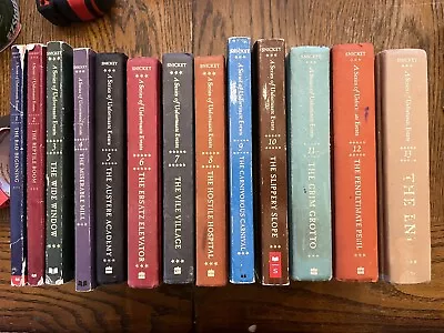 Lemony Snicket A Series Of Unfortunate Events Lot Books 1-13 *See Description* • $25