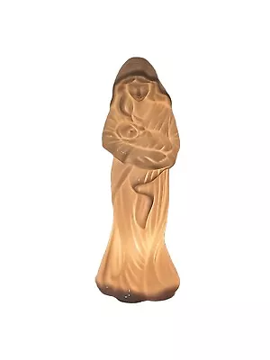 VTG 1988 Virgin Mother Mary Madonna & Baby Jesus Lighted Statue House Of Lloyd  • $24.99