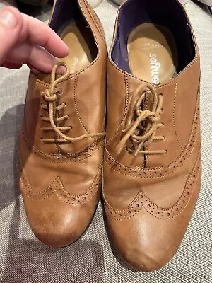 £22.40 • Buy Ladies Clarks 'Hamble Oak' Smart Leather Lace Up Brogues - Uk 7