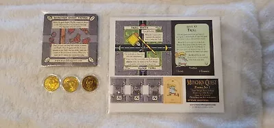 RARE 3x Munchkin Quest 100 Coin Promo Set 1 Tavern Tile Bundle Steve Jackson • $30