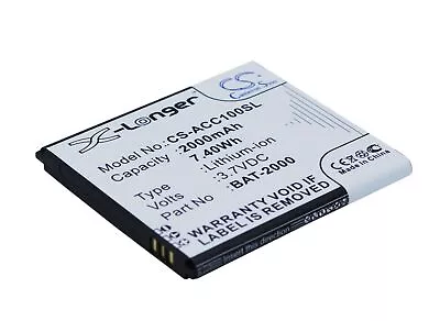 Battery For Acer Liquid C1 BAT-2000 2000mAh NEW • £18.69