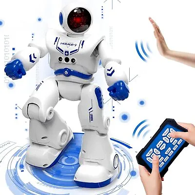 Kids Toys For 4 Year Old Boy Girls Remote Control Robot Kits With RC Smart Gest • £40.14