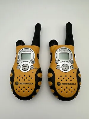 Pair Of Motorola Talkabout T5950 Two Way Radio Walkie Talkies Tested Working  • $24.99