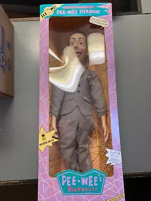 Matchbox Pee-Wee Herman 26  Ventriloquist Dummy Doll With Box- #sjul23-285 • $142.36