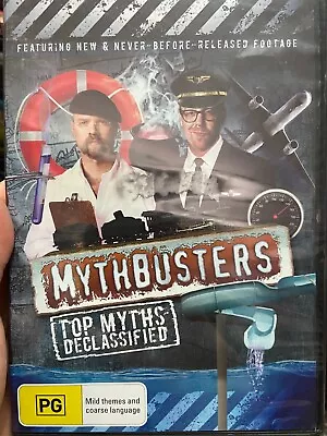 Mythbusters - Top Myths Declassified NEW/sealed Region 4 DVD (doco Series) • $9.95