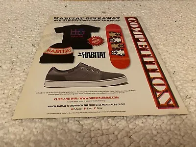 Psk23 Skateboarding Advert/picture 11x8  Habitat Competition • £9