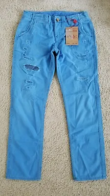 BNWT Auth True Religion Jordan Pants Blue Sz 26 • $39