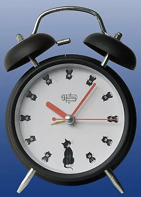 Dubout Cats Black Cats In A Row Alarm Clock Vintage Collectable Gift Boxed • £17.99