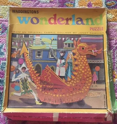 Waddingtons Jigsaw Puzzle Circular Wonderland Janet Rawlings 80 Pieces Complete • £12