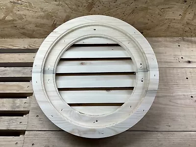 Wood Gable Vent False Back 18 Inch Round Pine Attic Ventilation SEE DESCRIPTION! • $50