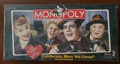 NEW Monopoly CALIFORNIA HERE WE COME! I LOVE LUCY Edition 2005 Game Sealed NIB • $99