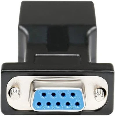 £11.99 • Buy DTECH RS232 DB9 To RJ45 Serial Adapter DB9 Female&Male To RJ45 Ethernet Pack, To