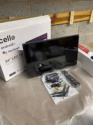 £139.99 • Buy CELLO 24″ Smart Android TV Freeview & Google Assistant WITH 12V TRAVEL ADAPTER