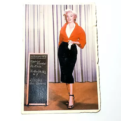 Vintage Postcard Marilyn Monroe 1953 Wardrobe Photo 'Niagara' Movie 1980's • $3.50