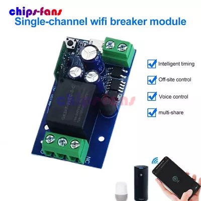 £5.99 • Buy DC5V USB Smart WIFI On/Off Switch Single Relay Wireless Remote Control Switch