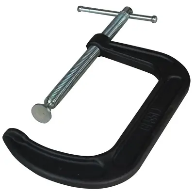 CM Series 6 In. Capacity Drop Forged C-Clamp With 3-1/2 In. Throat Depth • $11.74