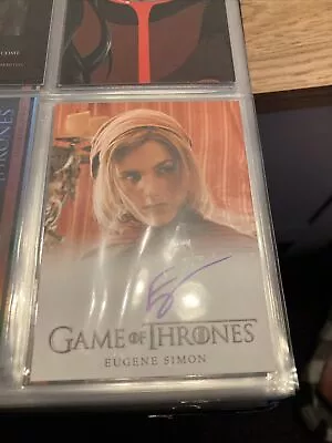 Game Of Thrones Autograph Card Signed By Eugene Simon As Lancel L. • £10