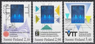 $4 • Buy Hologram Finland Technology Nokia Vaisala Finnish Patents Mint MNH Stamps 1992