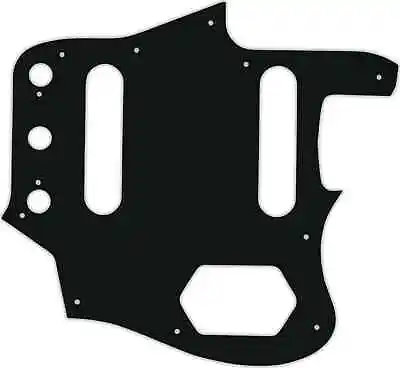 WD Custom Pickguard For Fender Johnny Marr Signature Series Jaguar #01A Black... • $34.99