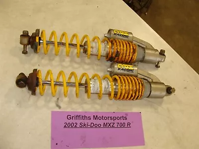 2002 SKI-DOO MXZ-700R Zx HPG Front Piggyback Shocks Right Left Adjustable 18  • $320