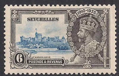 Seychelles 1935 KGV 6cts Silver Jubilee MM SG 128 ( D1287 ) • $1.25