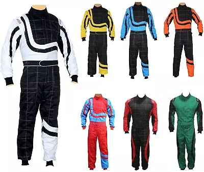 Kids Juniors Karting Go Kart Race Rally Overall Suits One Piece Indoor/outdoor • £29.99