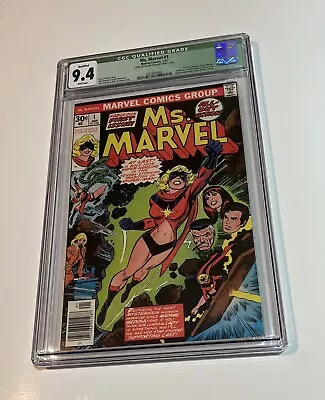 Ms. Marvel #1CGC 9.4 Qualified 1st Carol Denver’s As Ms Marvel 1/77 • $74.99