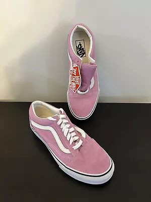 Vans Off The Wall Old Skool Pink White Suede Barbiecore 507698 Size Women 9 • £38.57