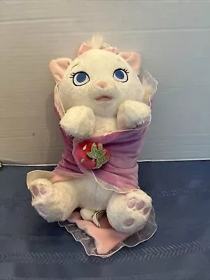 Disney Parks Disney Babies Marie W/ Strawberry Blanket Plush Doll Figure Toy • $20