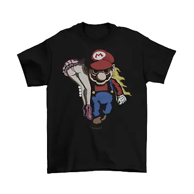 Nintendo Mario And Peach T-Shirt Unisex Cotton Funny Sizes Adult Switch SMB New • $19.95