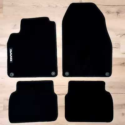 Car Floor Mats Velour For Saab 9-3 2003 2014 Waterproof Carpet Black Front Rear • $41.92