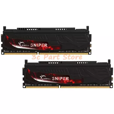 G.Skill SNIPER 16GB 2X 8GB 1866MHz PC3-14900 DIMM DDR3 240Pin SDRAM Memory Ram • $22.49