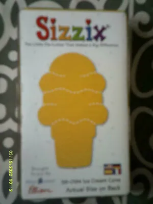Sizzix Originals * Ice Cream Cone * Muffin * Fairy Cake * Die Cutter + Free Gift • £6.99