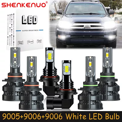 For Toyota 4runner 2003 2004 2005 Led Headlights Bulbs Hi/Lo Beam + Fog Light Z8 • $52.49