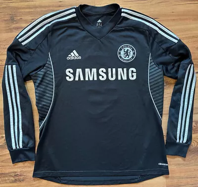 Chelsea Football 3rd  Shirt 2013/14 Football Kit  Black Sz M Adidas Climacool • £69.99