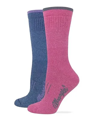 Wrangler Ladies Ultra-Dri Full Cushion Marl Boot Socks 2 Pair Pack • $12.99